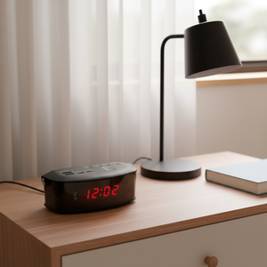 Réveil numérique LED avec <span class=keywords><strong>radio</strong></span> AM/FM |   Affichage extra large et clair |   Angle de vision de 180 degrés |   Matériau plastique |   CF-958 - Product Image 6