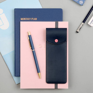 Estuches para lápices al por mayor de fábrica, estuches para lápices minimalistas de estilo japonés, bolsas de almacenamiento impermeables hechas de material PU. - Product Image 1