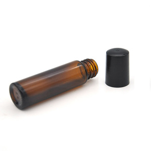 Thiết Kế Mới Thời Trang Sang Trọng <span class=keywords><strong>5Ml</strong></span> 10Ml Hổ Phách Glass Tinh Dầu Cuộn Trên Chai - Product Image 4