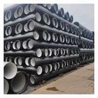 Tuyau d'alimentation en eau en fonte ductile centrifuge DN200-DN1200 pour utilisation en pipeline avec services de découpe, de pliage et de soudage