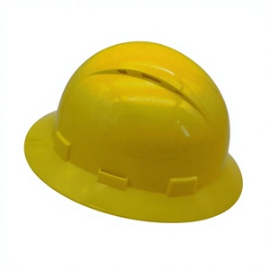 공장용 풀 브림 HDPE 슬롯형 안전모 건설 산업 광업 작업자용 안전모 맞춤형 로고 E급 - Product Image 2