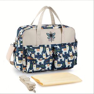 Bolsos de Pañales para Mamá, Gran Capacidad, Bolso de Maternidad, Bolso de Lactancia, Bolso Portátil para Cambio de Pañales, Mochila de Viaje - Product Image 1