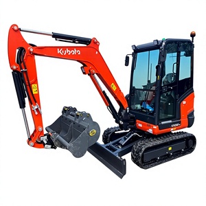 Miniexcavadora Kubota KX030-4 de Alta Eficiencia y Construcción Duradera para la Construcción, Tipo Oruga, Color Naranja y Negro - Product Image 1