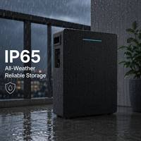 Système solaire tout-en-un hybride empilable pour balcon, batterie LiFePO4 5kWh/10kWh, prêt à l'emploi, stock UE