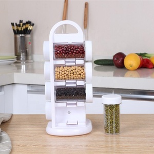 <strong>Kitchen</strong> <strong>Carousel</strong> 8 Spice Jar Organizer Rotating Spice Rack for a Clutter Free Counter Top - Product Image 2