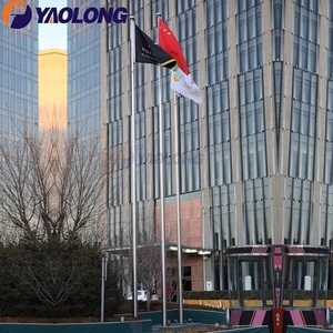 20Ft 30Ft Hợp Kim Nhôm Ngoài Trời Spinning Flagpole 304 Thép Không Gỉ Thương Mại Cột Cờ - Product Image 3