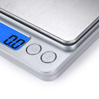 3kg 2kg 1kg 500g 300g 200g 0,1g 0,01g Báscula de peso digital Báscula de cocina Joyería inteligente Café Báscula de gramo de oro