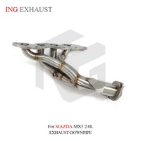 ING Usine Nouveau Style Collecteur Tête pour MAZDA MX5 2.0L En Acier Inoxydable Système D'échappement Auto Accessoires