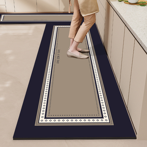 Support abstrait personnalisé 150cm Accessoires Imperméable Anti Fatigue Sol Tapis de cuisine moderne - Product Image 1