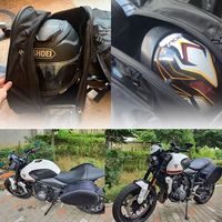 Sacs latéraux de moto en EVA rigide imperméable de haute qualité avec logo personnalisé 2026, boîte à outils pour motocycliste, sac de moto