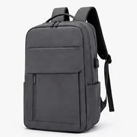 Sac à dos utilitaire minimaliste pour ordinateur portable en stock, idéal pour les trajets professionnels, vente en gros pour marques d'entreprise, personnalisable