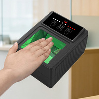 Lecteur d'empreintes digitales USB pour la gestion des présences des employés de bureau, module optique d'empreintes digitales à quatre doigts, en stock