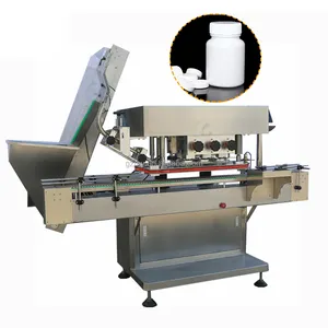 Automatic juice bottle crown capper 6 heads crown capping machine