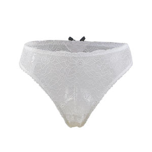 Ensemble de Lingerie taille haute en dentelle florale pour femme, <span class=keywords><strong>culotte</strong></span> Bikini Sexy féminine, vente en gros - Product Image 4