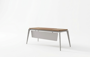 Nouvelle Arrivée Bureau d'Ordinateur Exécutif Moderne et Durable ARSU en Panneau de Particules Mélaminé avec Pieds Métalliques Poste de Travail Commercial - Product Image 1