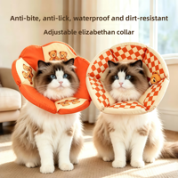 Nouveau collier éthylatoire anti-léchage et anti-morsure, imperméable, réglable, en éponge, pour chats et chiens, Teddy Island