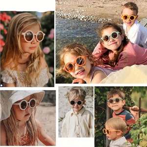 Gafas de Sol Redondas de Moda Vintage 2021, Coloridas y Lindas para Niñas y Niños, Protección UV400 - Product Image 3