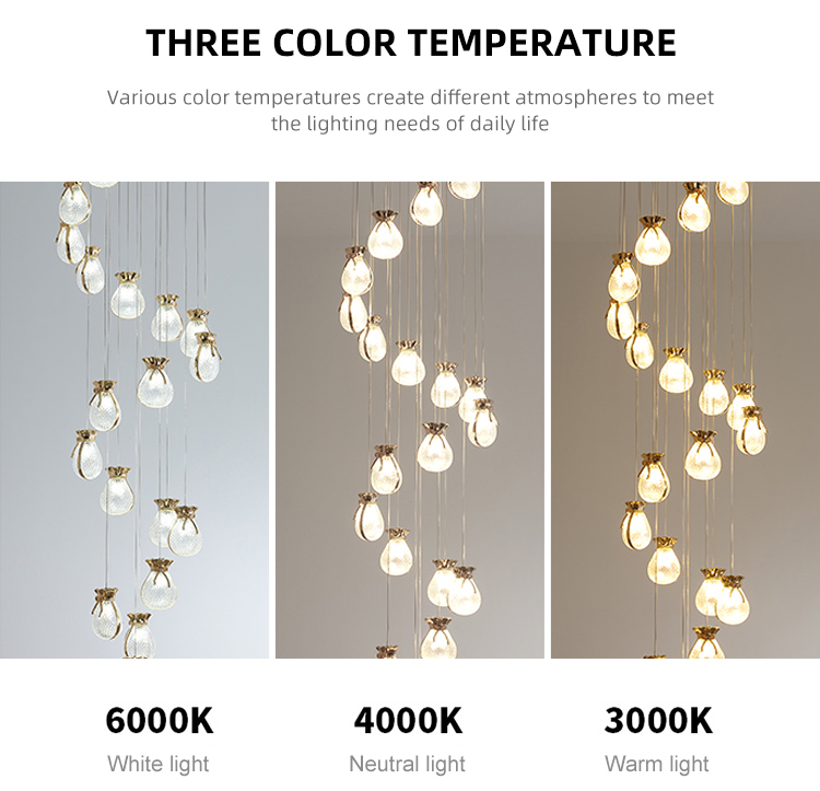 Hot Sale Luxury Pendant Lights Dining Living Room Hotel Modern LED Chandelier Lamp
