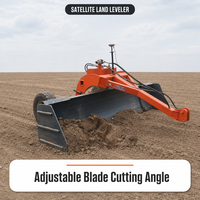 Niveleuse laser PWS330 Small Swan montée sur tracteur, largeur de travail 2500-3300 mm, pour le nivellement des terres agricoles