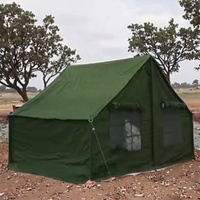Tente de camping instantanée en toile durable quatre saisons résistante à l'eau pour 3 hommes