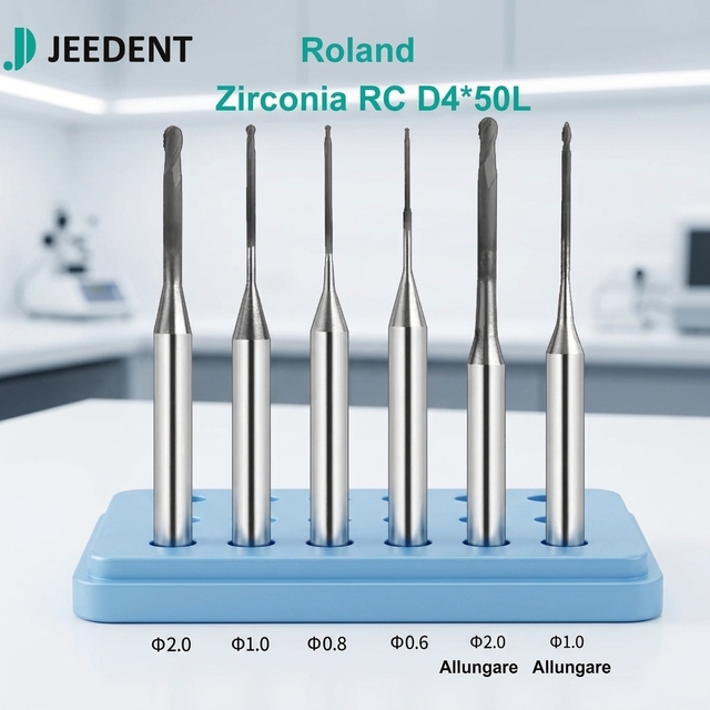 JH-1.5 JEEDENT High Precision Roland Dental Milling Burs Lithium Disilicate Compatible with CAD/CAM Dental Machine CE Certified