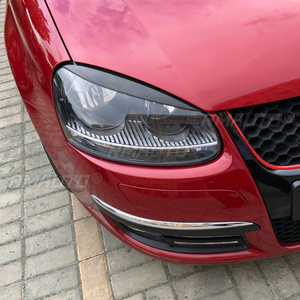 2 Piezas de Cubiertas Decorativas para Faros Delanteros de Coche, para Volkswagen Golf 5 MK5 GTI R 2005-2007, Adhesivos Decorativos para Faros Delanteros - Product Image 5