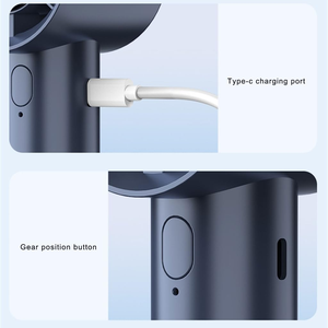 Hot Sale High-Speed USB <b>Mini</b> Portable Desktop and Handheld <b>Fan</b> with Digital Display for Outdoor Use - Product Image 5