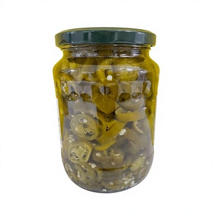 Green Peppers Sliced Preserved in Vinegar Chopped Spicy <b>Pickled</b> Vegetables Bulk wholesale pack - Product Image 2