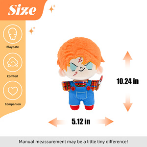 Designer Original 20cm Collectible <strong>Halloween</strong> Scar Boy Plush Figure <strong>Doll</strong> Cute Soft Stuffed Dress up <strong>Doll</strong> with Gift Box - Product Image 2