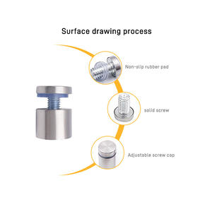 กลวง/ของแข็งสแตนเลสโฆษณาเล็บแก้วสนับสนุนตกแต่งอุปกรณ์/แก้วผู้ถือจากโรงงาน - Product Image 6