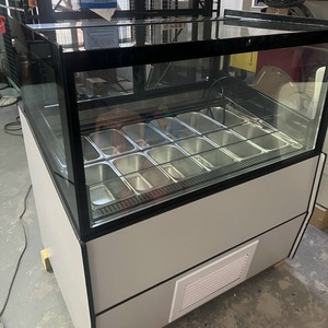 <span class=keywords><strong>Vitrine</strong></span> Réfrigérée Commerciale à Porte Vitrée <span class=keywords><strong>pour</strong></span> Gelato et Crème Glacée Italienne Économe en Énergie <span class=keywords><strong>pour</strong></span> Boulangerie - Product Image 3