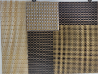 Rideau décoratif en maille métallique en acier inoxydable doré sur mesure pour hôtel, séparateur d'espace pour plafond
