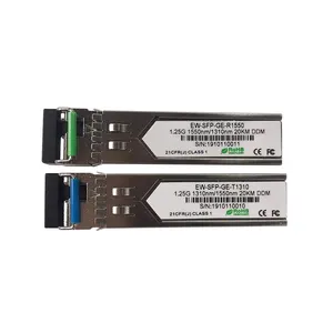 20KM 1.25G single-mode single Fiber 1310nm/1550nm gigabit SFP module with LC connector