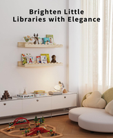 Meilleure vente 2026 : Étagère murale en bois à 4 niveaux pour le rangement de livres d'enfants, idéale pour la chambre d'enfant et le salon