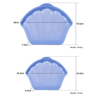 Silicone voedselbewaarzakjes, food grade, herbruikbaar, voor koelkast, bewaring van fruit en groenten, keukenorganisatie