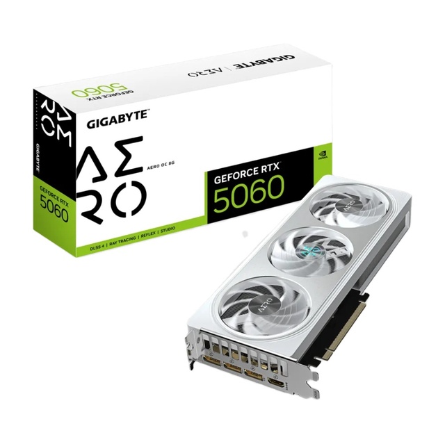 Original Gaming Graphics Card Gigabyte GeForce RTX5060 AERO OC 8G GDDR7 128bit 28Gbps