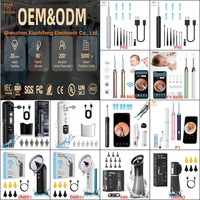 Kit de retrait de cérumen électrique sûr et efficace Nettoyeur d'oreille à eau avec outil efficace de retrait de cire