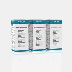 Bandelettes de test pour Urobilinogène/Bilirubine/Kétone/Créatinine/Sang/Protéine/Microalbumine/Nitrite/Leucocytes/PH/Acétate/Calcium/Glucose/Poids par gravité - Product Image 3