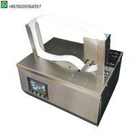 Machine de cerclage automatique de petite taille, machine d'emballage de table pour l'emballage de cartes imprimées et d'étiquettes