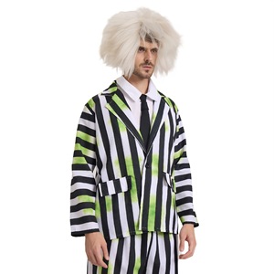 Disfraz de <span class=keywords><strong>Halloween</strong></span> Echo, disfraz de Michael Keaton, traje a rayas para hombre, poliéster - Product Image 2