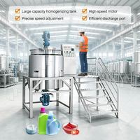 Homogénéisateur de crème cosmétique, mélangeur de chocolat, machine à mélanger 50l 50 80 Litres 100l 200l pour beurre de cacahuète