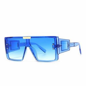 Lunettes carrées à grand cadre rétro pour femmes et hommes Lunettes avec logo personnalisé avec protection UV400 Designer PC Material - Product Image 4