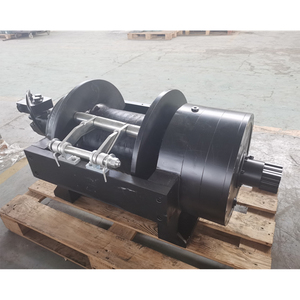 Gratis jatuh pelepasan udara <span class=keywords><strong>10</strong></span> <span class=keywords><strong>Ton</strong></span> kabel menarik kerekan hidrolik 20000lbs dengan rem hidrolik - Product Image 1