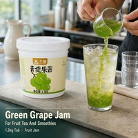 Green Grape Jam 1.3kg Fruit Jam for Fruit Tea Smoothie Bubble Tea Shop Beverage Menu