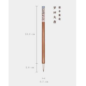 <span class=keywords><strong>Pinceau</strong></span> à <span class=keywords><strong>encre</strong></span> extra large avec poils <span class=keywords><strong>de</strong></span> chèvre naturels pour la peinture et la calligraphie chinoise, manche long - Product Image 6