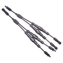 Solar Panel Wiring Harness Y connector for solar panels with Pv1-f solar cable 6mm2 4mm2 10mm2