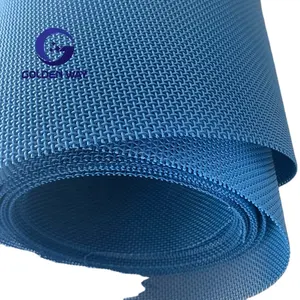 Polyester Flat Yarn Linear Square Hole Dryer Filter Mesh Screen Fabric Conveyor Belt For Paper Making