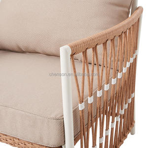 Canapés de jardin de haute qualité mobilier d'extérieur-canapé simple en osier de polyéthylène à bas prix et ensemble de canapés pour la maison de loisirs lourds en rotin PE - Product Image 5