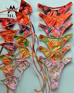 High-Quality Print Swimwear Customization Triangle Bikini Set 2-Piece Waterproof Fabric Swimsuit Luxury Bathing Suits For Women