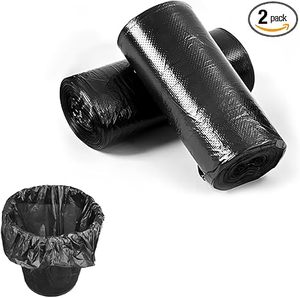 Trash Bags Roll <b>Pack</b> <b>Flat</b> Breakaway Garbage Bags Household Trash Liners Suitable for Kitchen, Bathroom, Office - Product Image 4